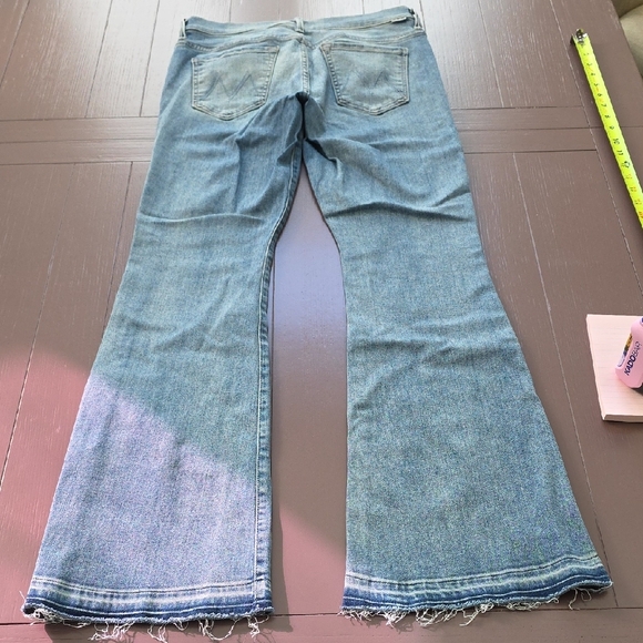MOTHER Light Blue Flare Jeans - Picture 2 of 6